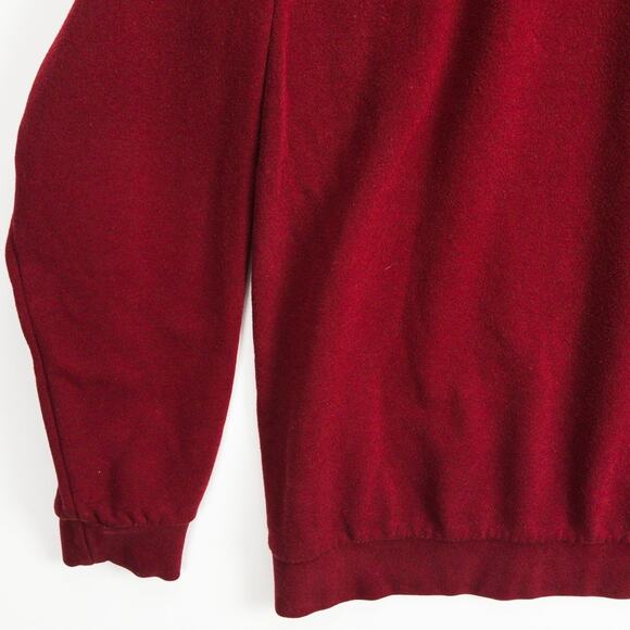 Brixton Crewneck Sweatshirt Men’s Large Red Relaxed Fit Logo Pullover Casual - Picture 3 of 11